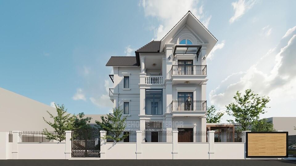 Thiết kế biệt thự phố sang trọng với lối kiến trúc hiện đại mang lại cho gia chủ không gian sông thoải mái giữa chốn thị thành đông đúc thiết kế biệt thự